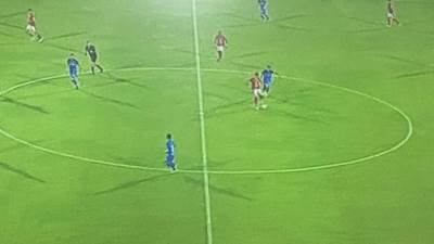 أسوان يسجل هدف التقدم الاول امام الأهلي في الدقيقه 51