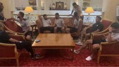 لاعبي المنتخب يجرون مسحة كورونا قبل انطلاق معسكر مباراتى أنجولا والجابون