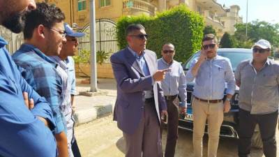 رئيس جهاز "6 أكتوبر" يتابع سير العمل بمشروع تطوير منطقة غرب سوميد