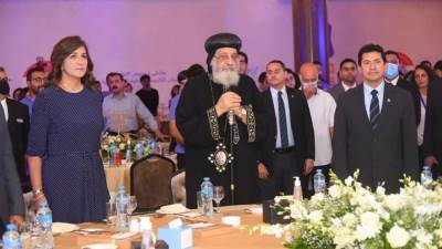 نبيلة مكرم تشارك بختام فعاليات «ملتقى لوجوس الأول» لشباب الكنيسة القبطية الأرثوذكسية