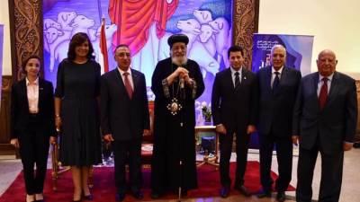 وزيرا الشباب والهجرة والبابا تواضروس يشهدون ختام ملتقي"لوجوس الأول"لشباب الكنيسة القبطية الأرثوذكسية