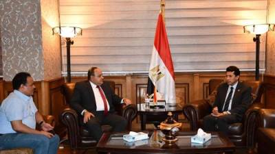 وزير الرياضة يبحث مع نادي الترسانة الترتيبات النهائية للاحتفال بمئوية الشواكيش 