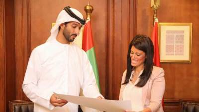 وزيرة التعاون الدولي تلتقي وزير الاقتصاد الإماراتي لبحث سبل تعزيز العلاقات المشتركة