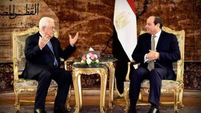 السيسى يبحث فى آخر مستجدات القضية الفلسطينية وعملية السلام في الشرق الأوسط