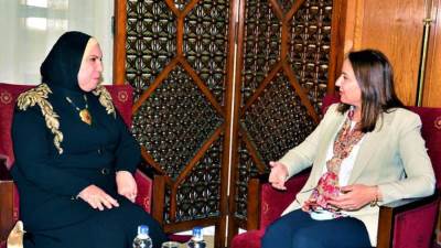 "جامع" تبحث مع وزيري التجارة والاقتصاد الأردني والفلسطينى تعزيز التعاون الاقتصادي والاستثماري