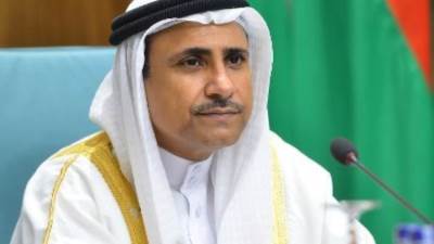 "العسومي" البرلمان العربي يشيد بالبيان الختامي الذي أشاد بمركزية القضية الفلسطينية