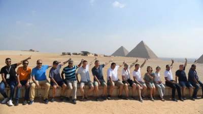 وزارة السياحة والاًثار تستقبل وفدًا من فريق اليونان و ليتوانيا وبيلاروسيا وأوكرانيا اليوم