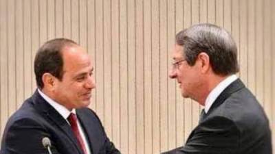 انعقاد أعمال اللجنة العليا المشتركة بين مصر وقبرص برئاسة السيسي والرئيس القبرصي