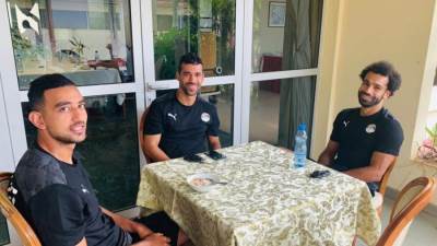 محمد صلاح يصل لمعسكر منتخب مصر في الجابون للمشاركة في مباراة الغد