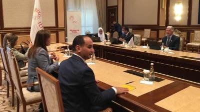 وزيرة التخطيط تلتقي بالرئيس التنفيذي للمؤسسة الدولية الإسلامية لتمويل التجارة إنشاء أكاديمية للمصدرين