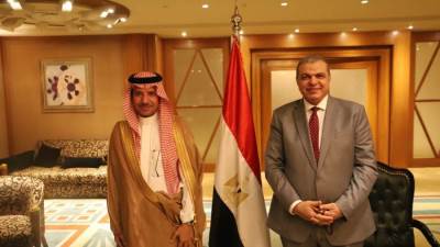 "سعفان" يتابع مع نائب وزير العمل السعودي أحوال العمال المصريين بالمملكة