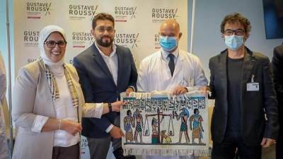 وزيرة الصحة تتفقد "القومي لعلاج الأورام بفرنسا" للاطلاع على منظومة التشخيص والعلاج