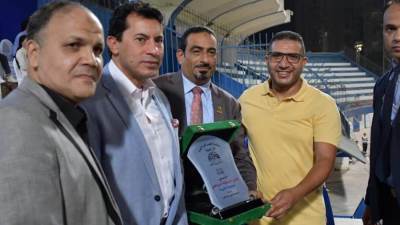 وزيرا الشباب والرياضة والتموين يشهدا احتفالا بمئوية نادي الترسانة