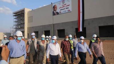 وزير النقل يتابع معدلات تنفيذ مشروعي القطار الكهربائي LRT فى العاصمة الادارية