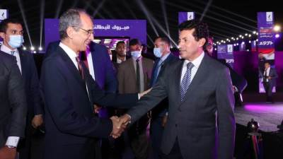وزيرا الاتصالات والشباب يشهدان حفل تكريم أبطال مصر المشاركين فى بارالمبياد طوكيو2020
