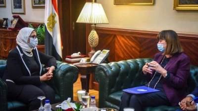 الصحة تستقبل المنسق للأمم المتحدة بمصر لبحث سبل التعاون في القطاع الصحي