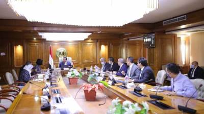 وزير التعليم العالي يستقبل المدير الإقليمي للتنمية البشرية بالبنك الدولي