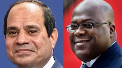السيسي يتلقى اتصالاً هاتفياً من الرئيس فيليكس تشيسيكيدي رئيس الكونغو الديمقراطية