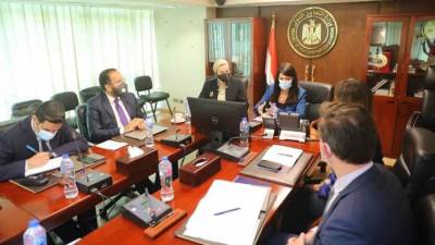 وزيرتا التعاون الدولي والبيئة تبحثان مع البنك الدولي الإطار العام للتعاون المشترك