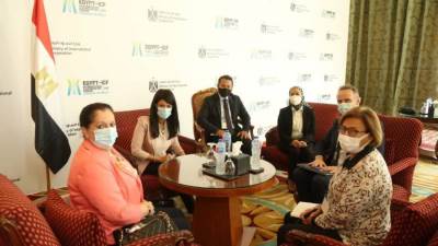 وزيرة التعاون الدولي تلتقي الأمين المساعدة للأمم المتحدة لبحث التعاون والاستراتيجية القطرية