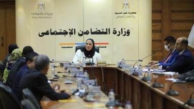 وزيرة التضامن الاجتماعي تستقبل وفدا من المفوضية القومية لحقوق الانسان بدولة السودان