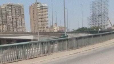 غلق جزئى لشارع البحر الأعظم بالاتجاه القادم من نفق عباس للمنيب