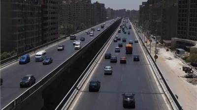 غلق كوبري ترسا الجديد للبدء فى أعمال تركيب الفواصل العرضية