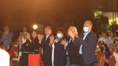 عفاف راضي تتالق بعد غياب في ذكري بليغ حمدي على مسرح النافورة