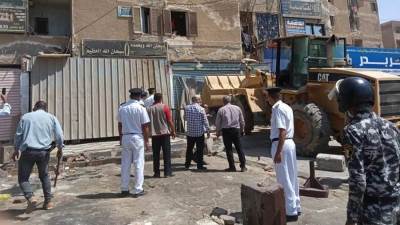 جهاز مدينة بدر يُنفذ حملة لإزالة التعديات والإشغالات بالحي الأول