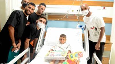 قبل معسكر ٢٧ سبتمبر..لاعبو الزمالك في زيارة لمستشفي "الناس"