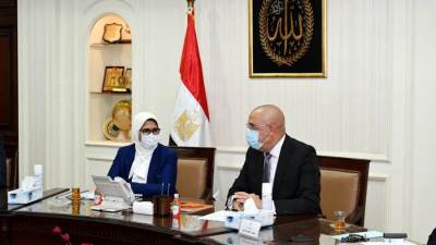 وزيرا الإسكان والصحة يبحثان سبل التعاون لدعم المشروع القومي لإنشاء مستشفى أبو العلا العام الجديد