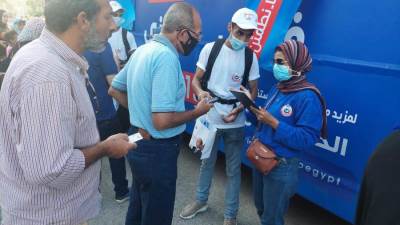 وزيرة الصحة: تسجيل 30 ألف مواطن لتلقي اللقاح بحملة "معًا نطمئن..سجل الآن"