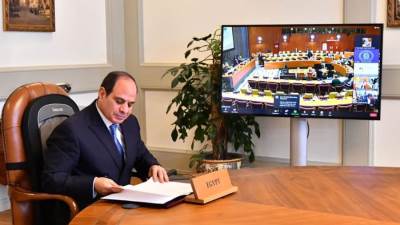 السيسي: ضرورة التعامل بجدية مع أي إجراءات تساهم في تبعات تغير المناخ