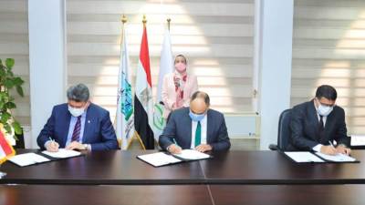 توقيع بروتوكول للتعاون بين مركز التنمية المستدامة بمدينة زويل للعلوم والتكنولوجيا