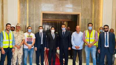 زيارة تفقدية لوزير شئون المجالس النيابية لمقر الوزراة الجديد بالعاصمة الإدارية