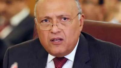 سامح شكرى يتباحث مع وزير خارجية امريكا حول العلاقات الثنائية والقضايا الإقليمية 