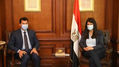 “المشاط" و"صبحي" يبحثان تعزيز التعاون الإنمائي في مجال الشباب والرياضة