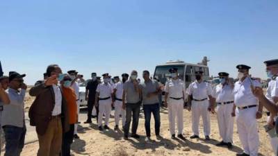 الإسكان: إزالة التعديات الواقعة على مساحة ٥٩ فدانا شرق الكتلة السكنية بالفيوم