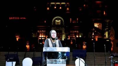 وزيرة التجارة والصناعة تفتتح المهرجان الثقافى الدولى الأول للتذوق "جوتيه"