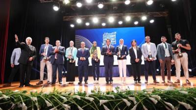 وزير التعليم العالي يشهد فعاليات احتفالية تكريم أبطال طوكيو 2020 بالجامعة البريطانية