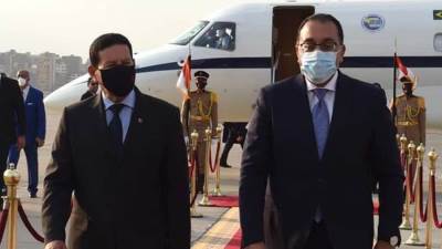 مصطفى مدبولى يستقبل نائب الرئيس البرازيلى اليوم بمطار القاهرة