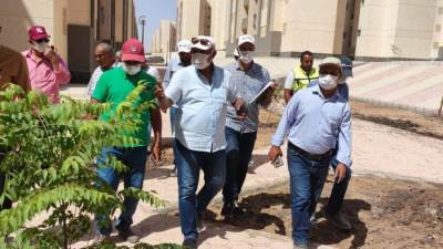 مسئولو الإسكان يتفقدون سير العمل بالمشروعات المختلفة بمدينة ناصر الجديدة "غرب أسيوط"