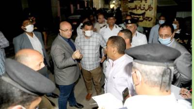 تصدع أحد المنازل فى بنى سويف والمحافظ يأمر بإخلاء المبانى المجاورة