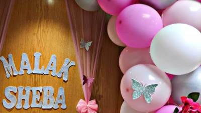 احمد شيبة يحتفل بقدوم مولودته الجديدة "ملك احمد شيبة"