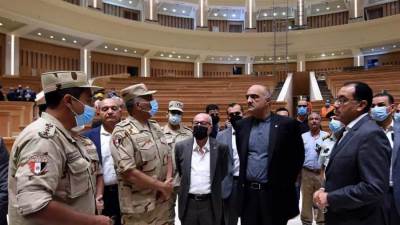 رئيس الوزراء يصطحب نظيره الأردني في جولة بالعاصمة الإدارية الجديدة لمشاهدة المشروعات