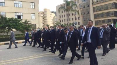 رئيس جامعة كفرالشيخ يطلق إشارة بدء المهرجان الرياضي الأول للأسر الطلابية