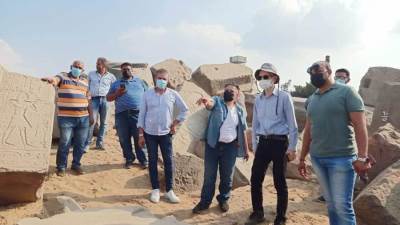 سفير اليابان في جولة بمعبد ايزيس ومتحف طنطا للآثار ومسجد السيد البدوي