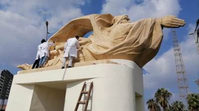 بدء المرحلة الثانية من ترميم تماثيل الميادين والحدائق بالمحافظات