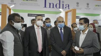  افتتاح معرض فارماكونكس للصناعات الدوائية تحت رعاية وزارة التجارة والصناعة وهيئة الدواء