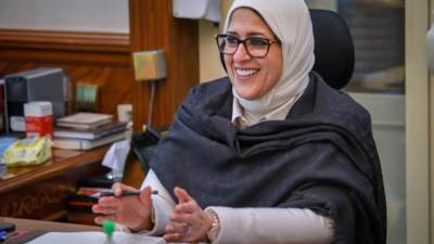 هالة زايد:مصر سجلت أقل عدد وافيات فى الموجه الرابعة من إصابات كورونا